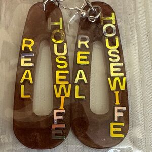 Brown 'Real Housewife' Earrings